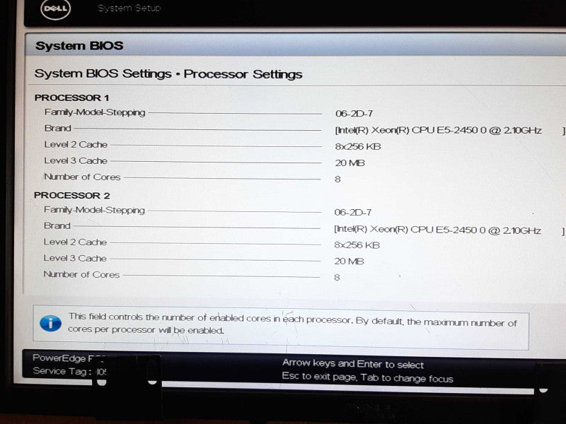 Dell PowerEdge R520 2x Xeon E5-2450 @ 2.1GHz 48GB RAM - NO RAID/Caddies/HDD +