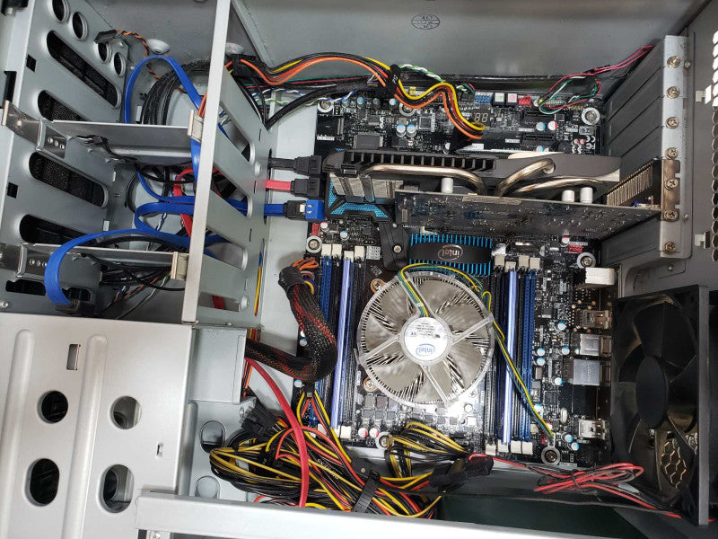 Custom PC Intel DX79T0 i7-3820@3.6GHz 8GB DDR3 No HDD  [