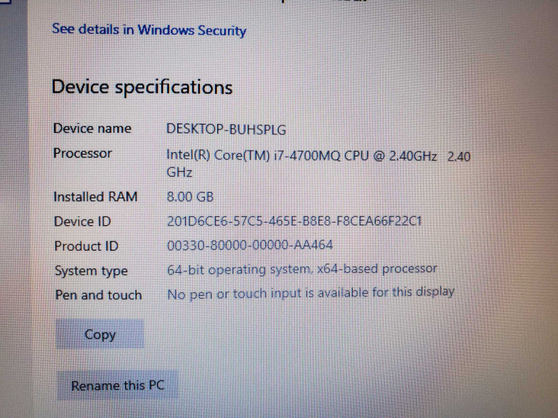 HP ZBook 17 G2 17.3\\" Core i7-4700MQ @ 2.4GHz, 8GB RAM, 1TB HDD *READ* (