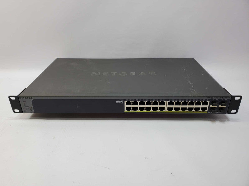 Netgear Prosafe FS728TP 24-Port PoE + 4 SFP Smart Ethernet Switch w/ Rack Ear (