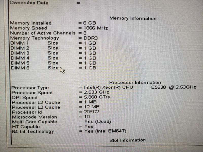 Dell Precision T3500 Xeon E5630@2.53GHz 6Gb DDR3 No HDD FirePro V5800 [