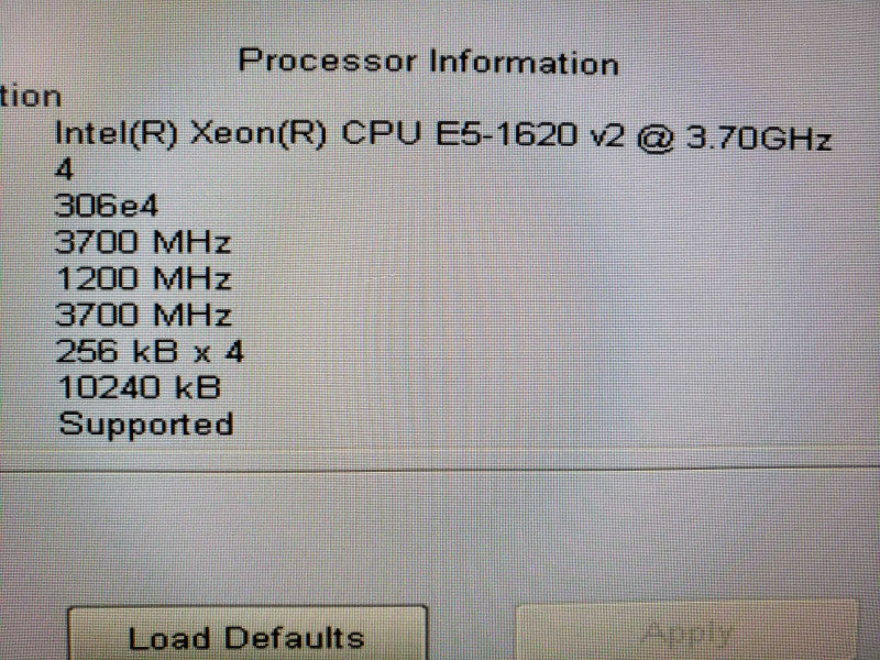 Dell Precision T3610 Xeon E5-1620v2@3.7GHz 32GB DDR3 No GPU No HDD READ [