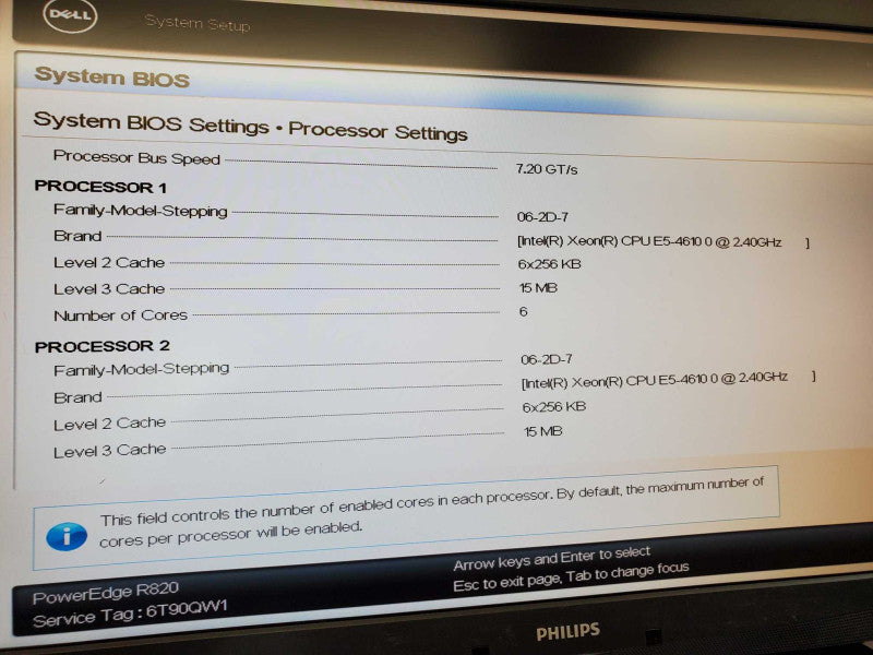 Dell PowerEdge R820 4x Xeon E5-4610 @ 2.4GHz 150GB RAM - No RAID/HDD/Caddies (