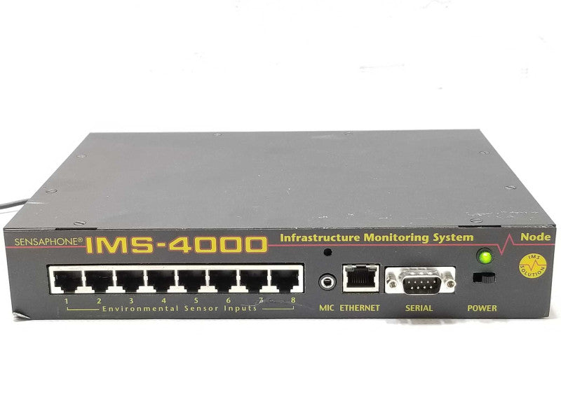 Sensaphone IMS-4000 Infrastructure Monitoring System, Powers on, AS-IS _