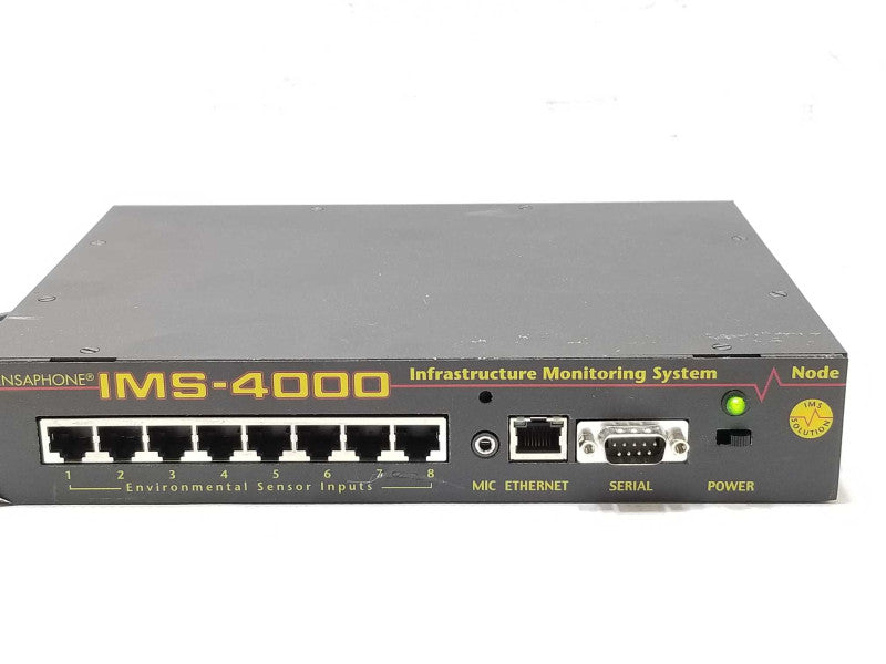Sensaphone IMS-4000 Infrastructure Monitoring System, Powers on, AS-IS _