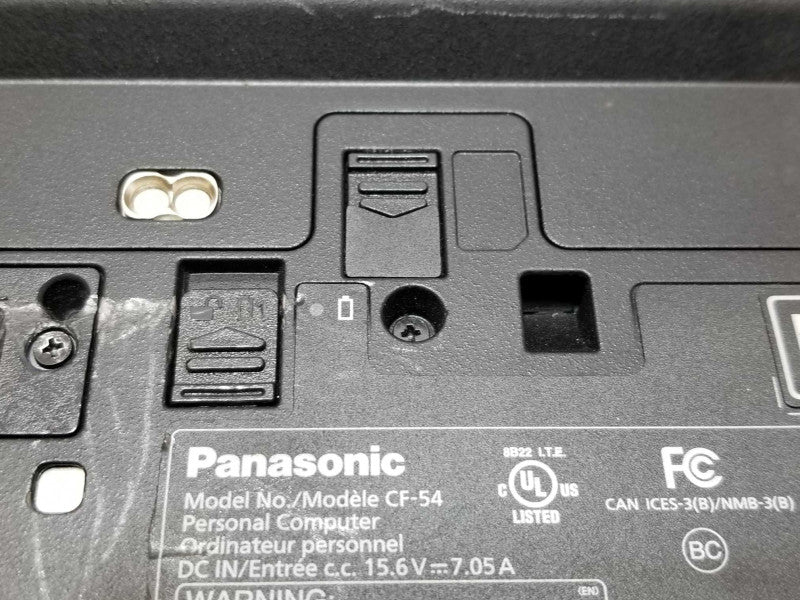 Panasonic Toughbook CF-54 Core i5-6300U 2.4GHz, 8GB, No HDD _