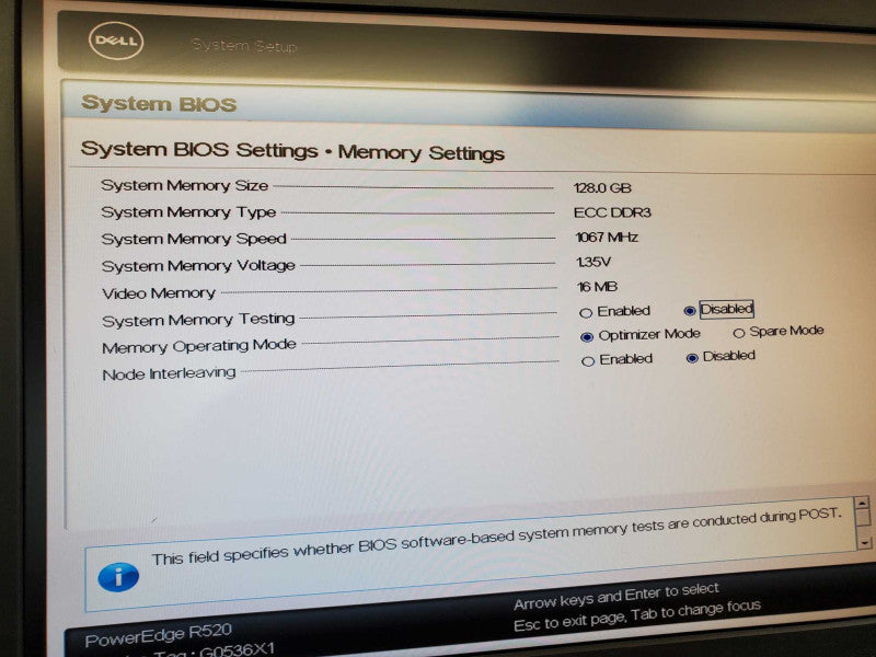 Dell PowerEdge R520 2x Xeon E5-2450 @ 2.1GHz 128GB RAM - NO RAID/Caddies/HDD (