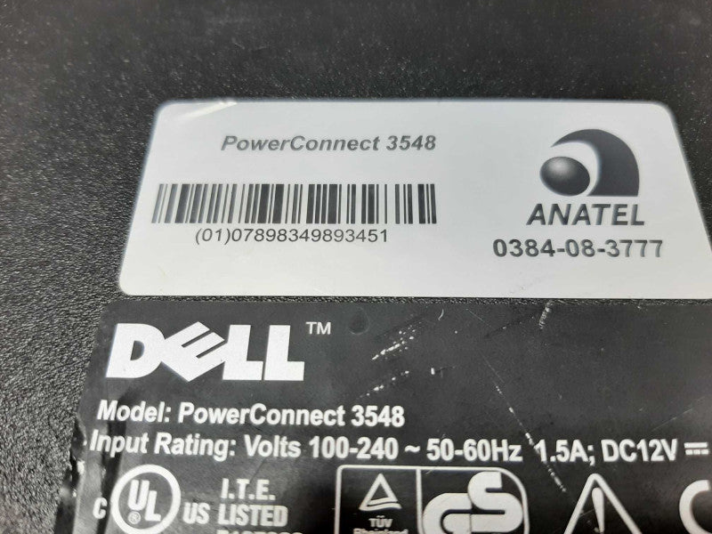 Dell PowerConnect 3548 48 Port Fast Ethernet Switch, FACTORY RESET ~