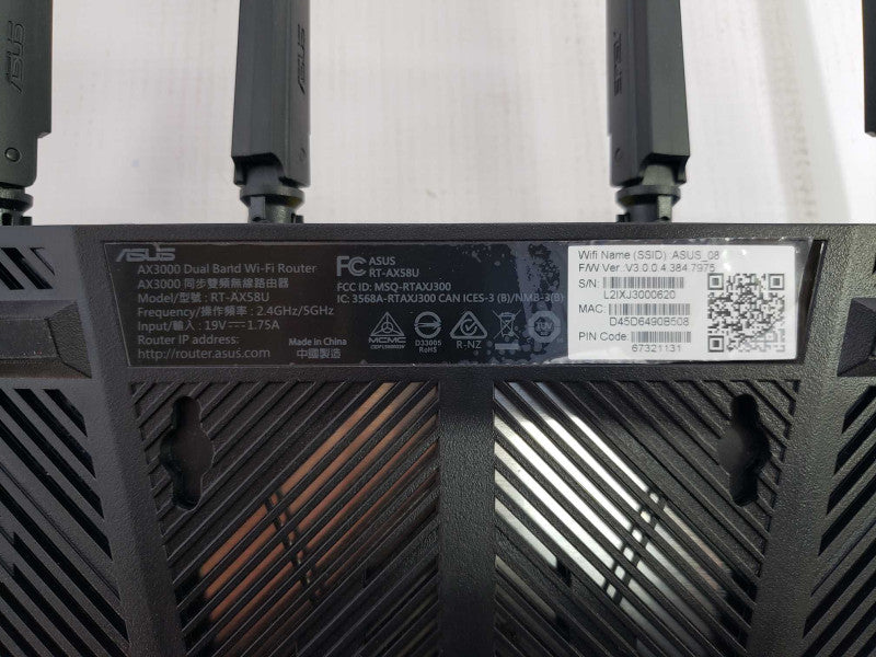 ASUS - Wireless-AX3000 Dual-Band Wi-Fi Router [