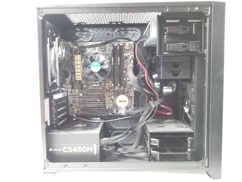 Custom/Asus PC, Core I7-4790 3.6GHz, 16GB RAM, No HDD, 2x HDD Caddies _
