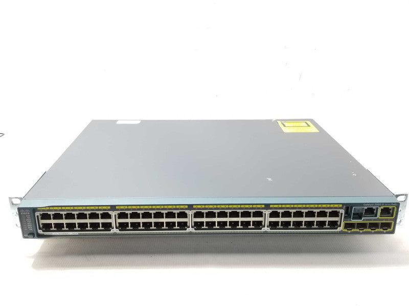 Cisco WS-C2960S-48FPS-L 48-Port PoE+ Gigabit Network Switch _