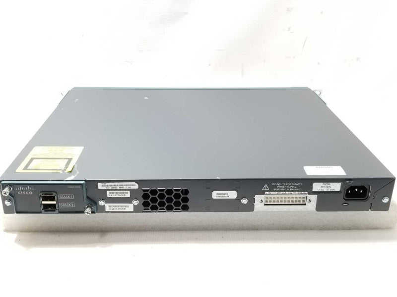 Cisco WS-C2960S-48FPS-L 48-Port PoE+ Gigabit Network Switch _
