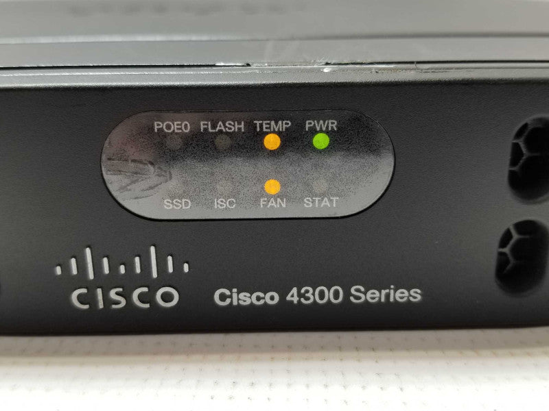 Cisco ISR4331/K9 ISR4331 Integrated Services Router , AS-IS, Read _