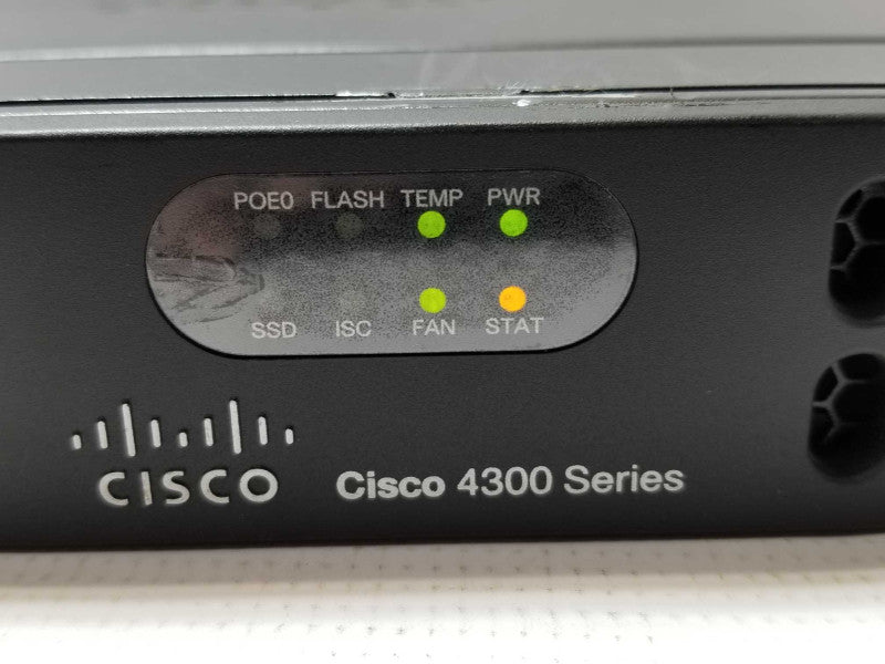 Cisco ISR4331/K9 ISR4331 Integrated Services Router , AS-IS, Read _