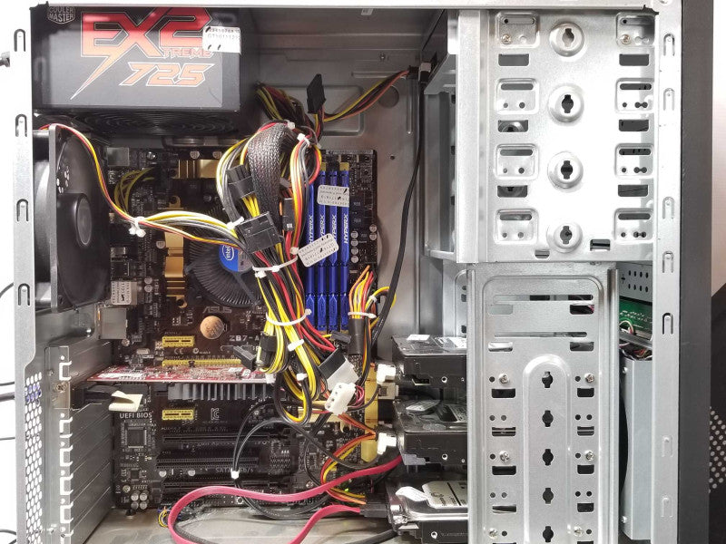 Custom Asus Workstation, Xeon E3-1220v3 3.1GHz, 12GB DDR3, 2x 2TB + 1x 1TB HDD _