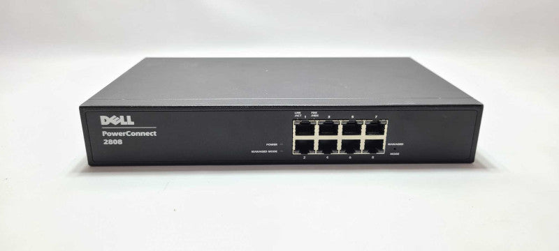 Dell Power Connect 2808 8-Port Gigabit Managed Ethernet Network Switch  $