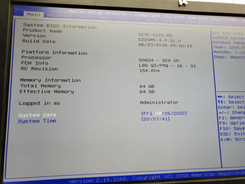 Cisco UCS C220 M5 2x Xeon Silver 4114 @2.2GHz  64GB RAM MegaRAID 2xPSU )