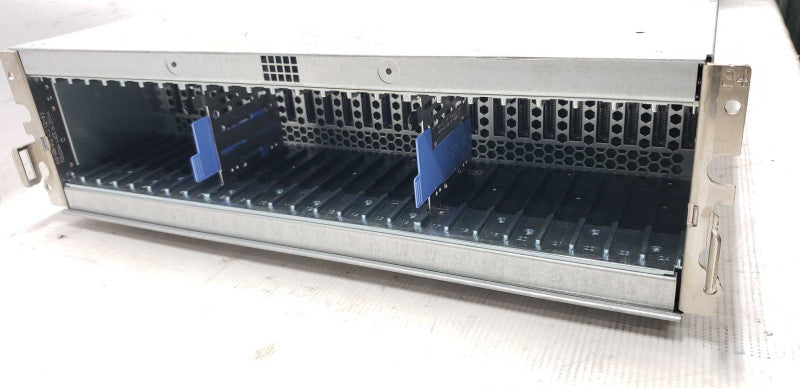 EMC STPE25 Drive enclosure / 2x controllers 6gbps / 2x PSU / 2x Gbe modules  #