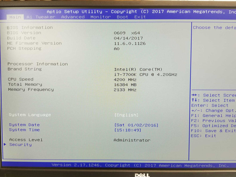 Custom/Asus PC, Core I7-7700K 4.2GHz, 16GB RAM, No HDD/Caddy _