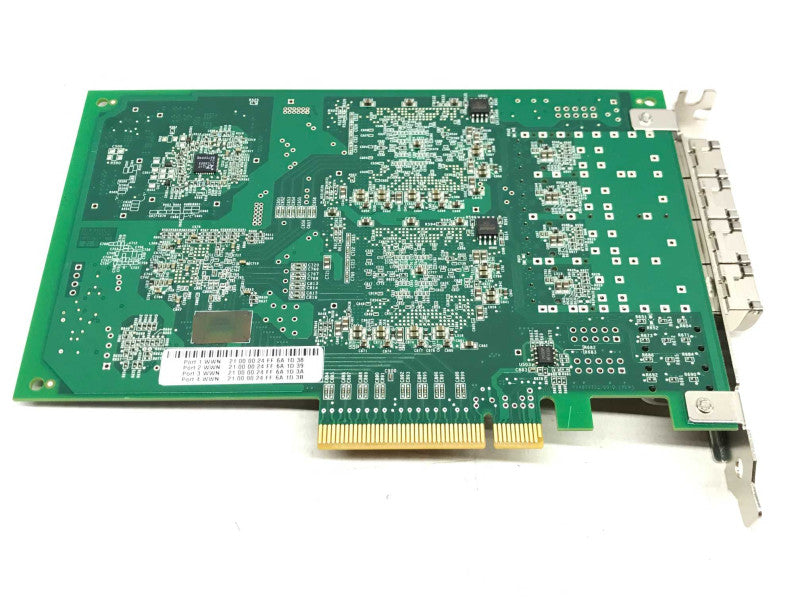 QLOGIC PX4810402-06 QLE2564 PCI-e Card w/ 4x FTLF8528P3BCV-QL +