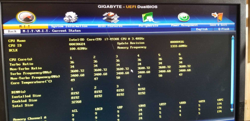 Corsair Case Gaming Computer i7-4930k 32GB Ram Gigabyte x79-UD3=