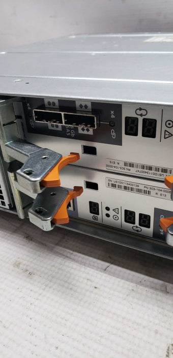 EMC2 SAE 24x 2.5\\" slot Drive array / 2x 6gbps controllers / 2x PSU #