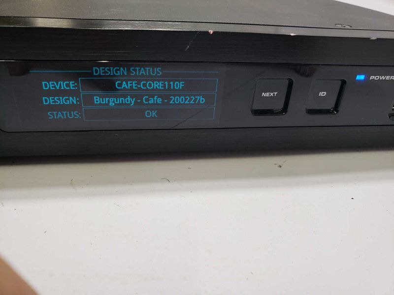 QSC Q-SYS Core110f USB/FLEX CHANNELS DSP DIGITAL SOUND PROCESSOR [