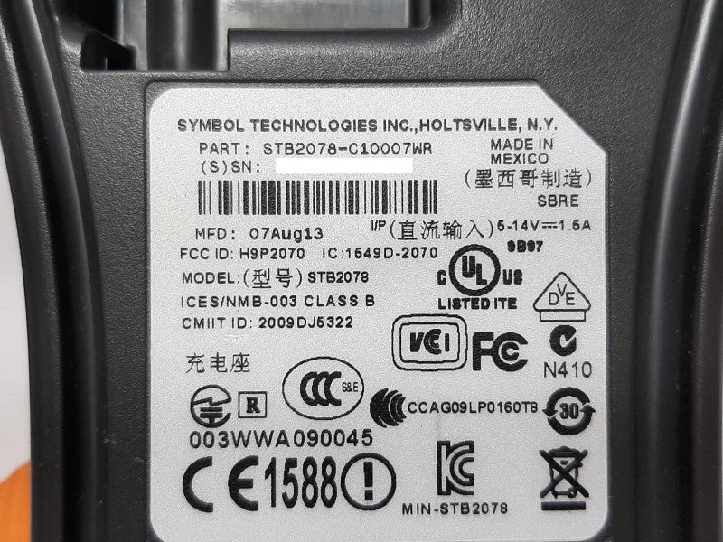 Motorola Symbol Barcode Scanner 1D 2D MT2090-SD4D62370WR W/ Cradle +