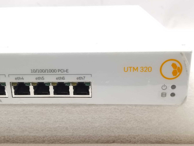 Sophos UTM 320 8-port Gig Firewall Security Appliance, Powers on, AS-IS, SEE _