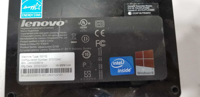 Lenovo IdeaCentre Q190 Celeron 1017U 1.60GHz 4GB RAM=