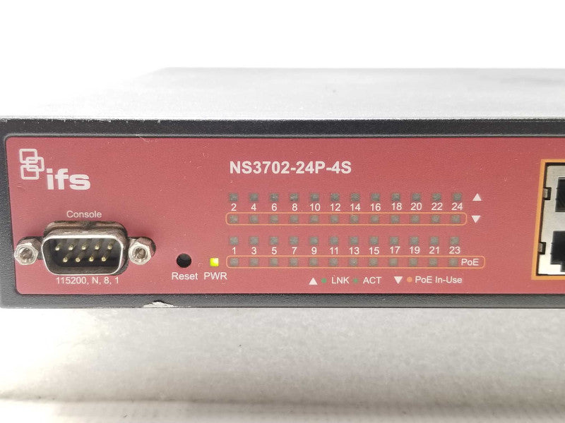ifs NS3702-24P-4S 24-Port Gigabit Ethernet PoE+ Managed Switch _