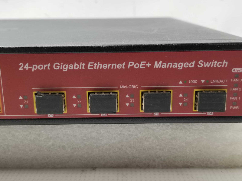 ifs NS3702-24P-4S 24-Port Gigabit Ethernet PoE+ Managed Switch _