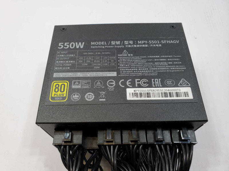 Cooler Master V550 Full Modular MPY-5501-SFHAGV 80 PLUS Gold 550W (
