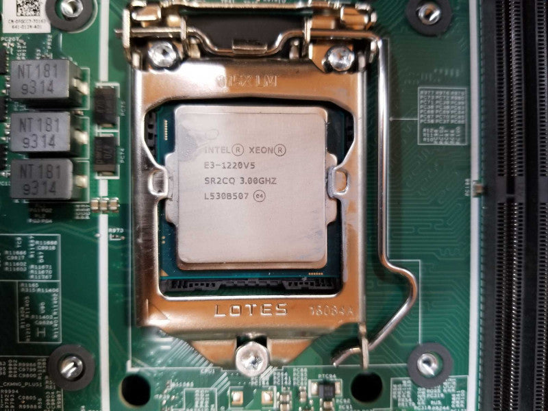 Dell PowerEdge T330, Xeon E3-1220v5 3.0GHz, No RAM/PSU Connector board, AS-IS _