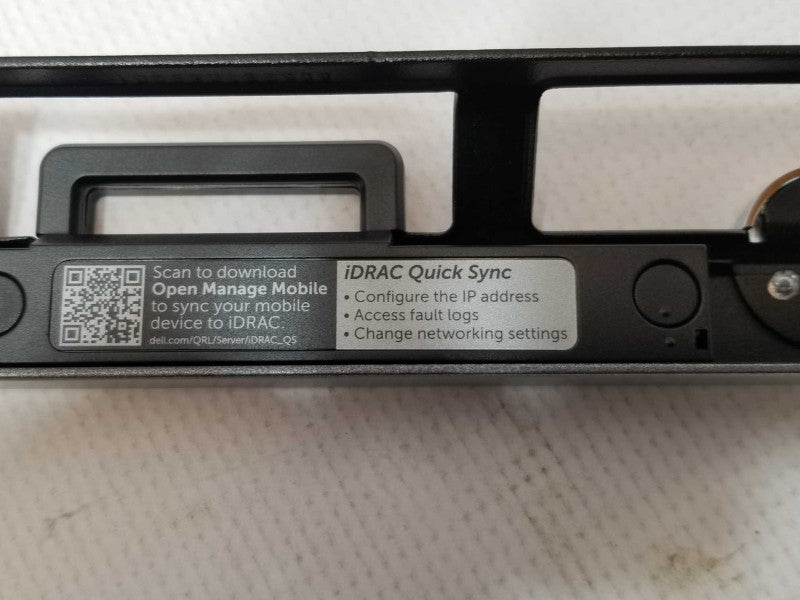 Dell 08JP02 PowerEdge R630 1U iDRAC Quick Sync Front Bezel _