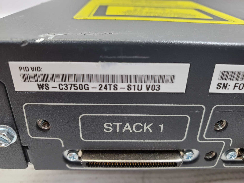Cisco WS-C3750G-24TS-S1U V03 24 -Port Layer 3 Gigabit Ethernet Switch_Reset )