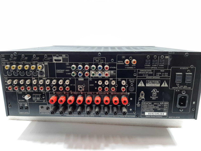 DENON AVR-889 7.1 Channel 945 Watt Receiver, TESTED ~