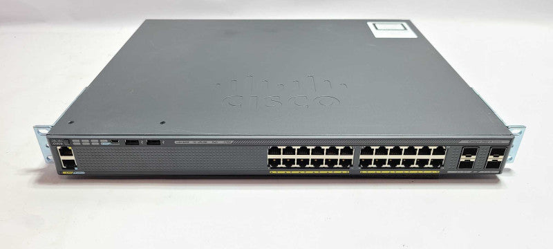 Cisco WS-C2960X-24PS-L Catalyst 2960X Series 24 Port PoE 4x SFP Network Switch $