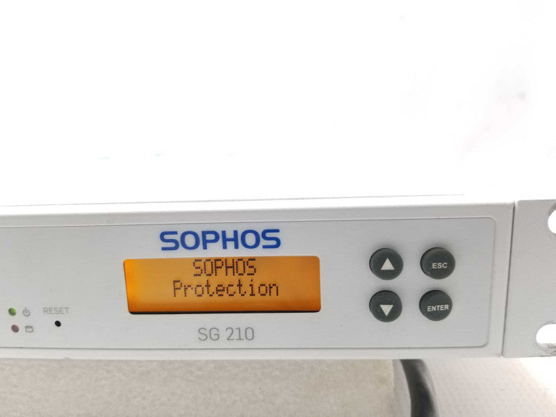 Sophos SG 210 Rev. 1 Firewall Security Appliance, Factory reset _