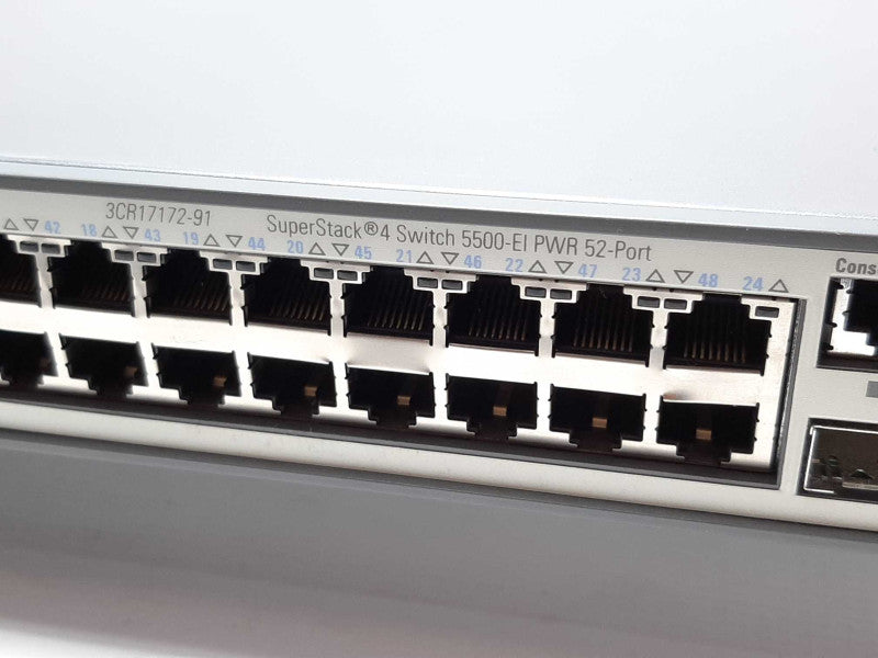 HP 3COM 3CR17172-91 SuperStack 4 52-Port Switch 5500-EI PWR +