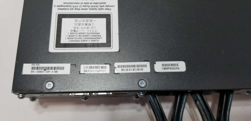 CISCO CATALYST 3560-X SERIES POE+ 24-PORT GIGABIT SWITCH with C3KX-NM-1G=
