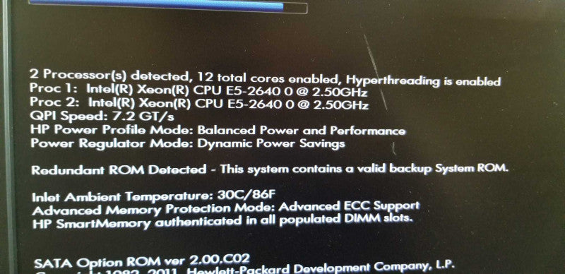HP ProLiant DL360p Gen8 G8 Server 2x Xeon E5-2640 32GB RAM p420i=
