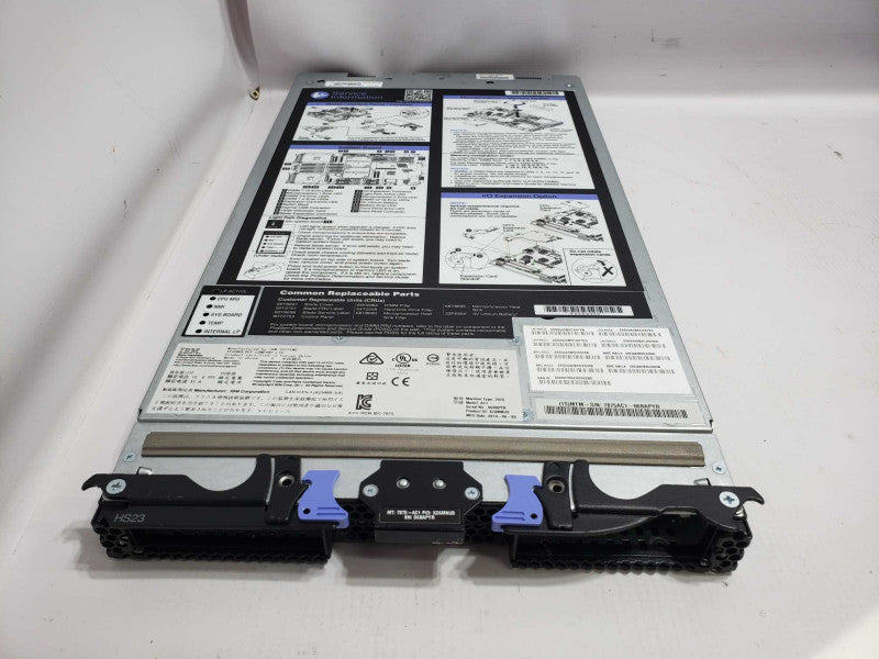 IBM HS23 7875 2x CPU 128G DDR3 no HDD [