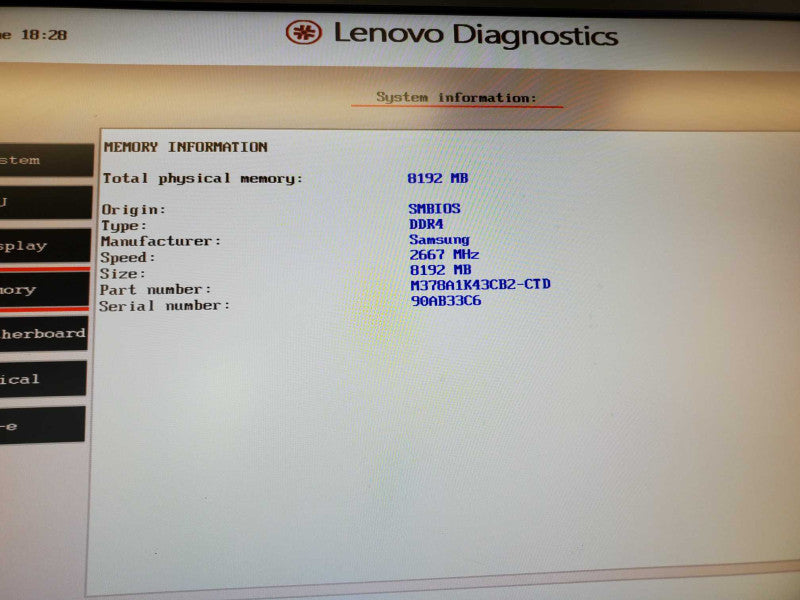 Lenovo ThinkCentre M720t Core i7-8700 @ 3.2 GHz, 8GB Ram, No HDD (
