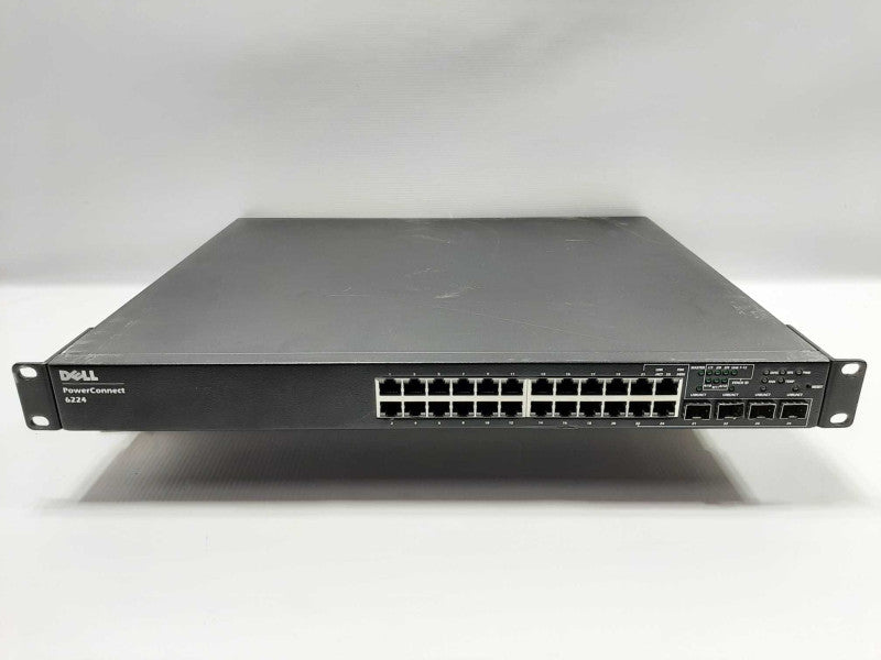 DELL PowerConnect 6224 24-Port Managed Gigabit Switch Rackmounted ~