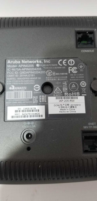 Aruba Networks APIN0205 IAP-205-RW Instant Wireless Access Point=