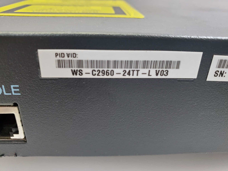 Cisco Catalyst 2960 Series WS-C2960-24TT-L 24-Port Ethernet Switch_Reset )