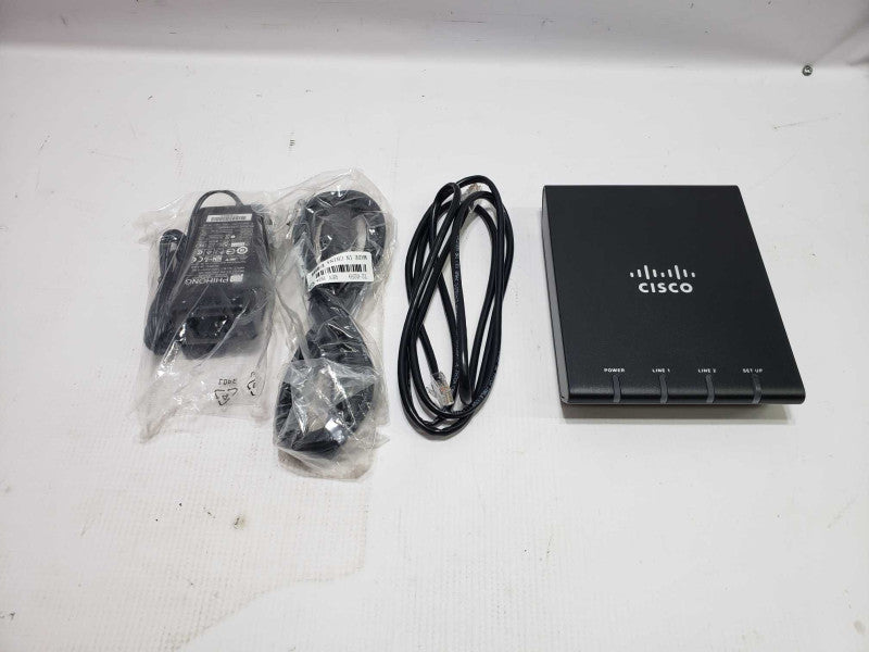 NEW CISCO ATA187-I1-A UC ANALOG VOIP CONFIGURABLE IMPEDANCE TELEPHONE ADAPTOR [