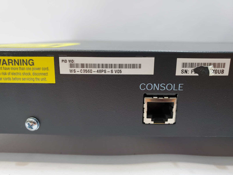 CISCO WS-C3560-48PS-S V05 PoE Switch (