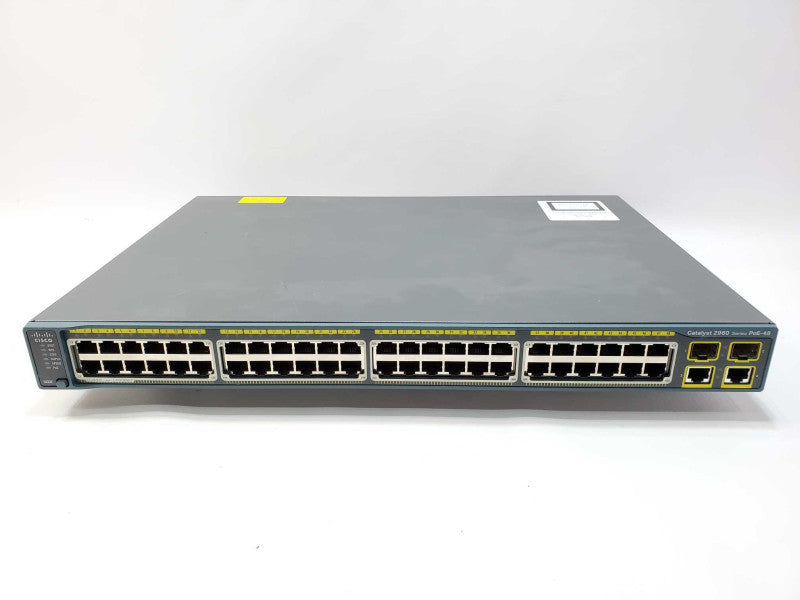 Cisco WS-C2960-48PST-L 48 Port PoE Ethernet Switch (